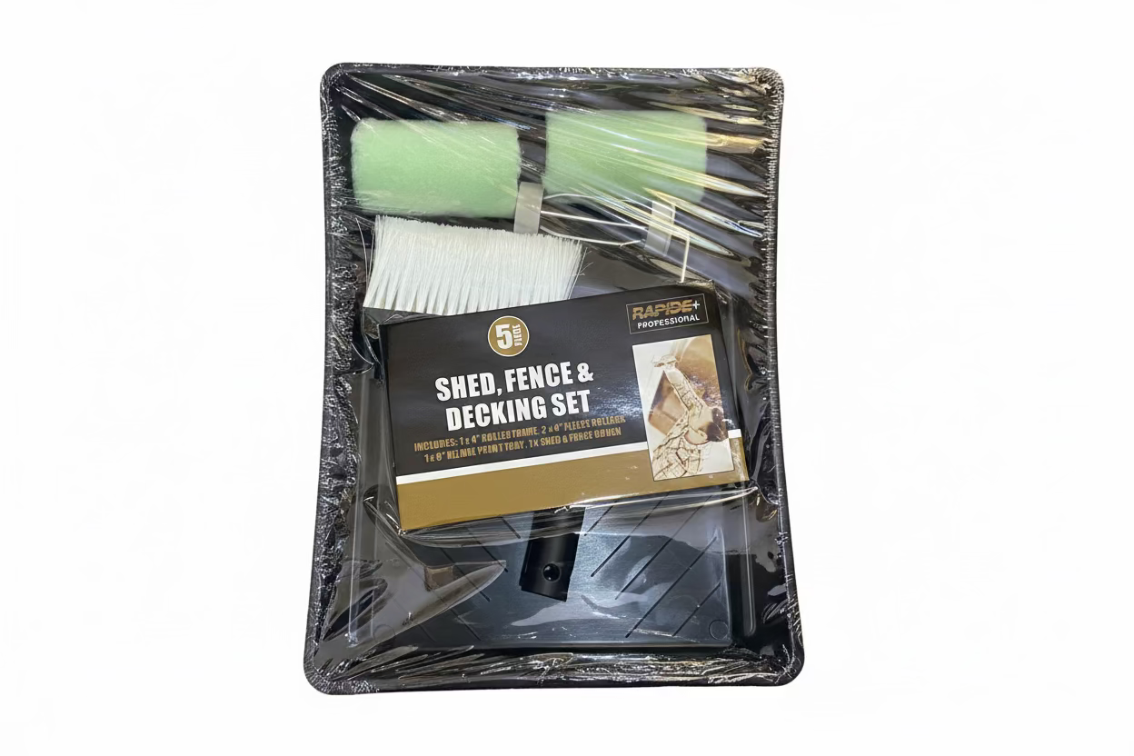 RAPIDE PEINTURE POUR ABRI DE JARDIN, CLÔTURE ET TERRASSE AVEC BAC