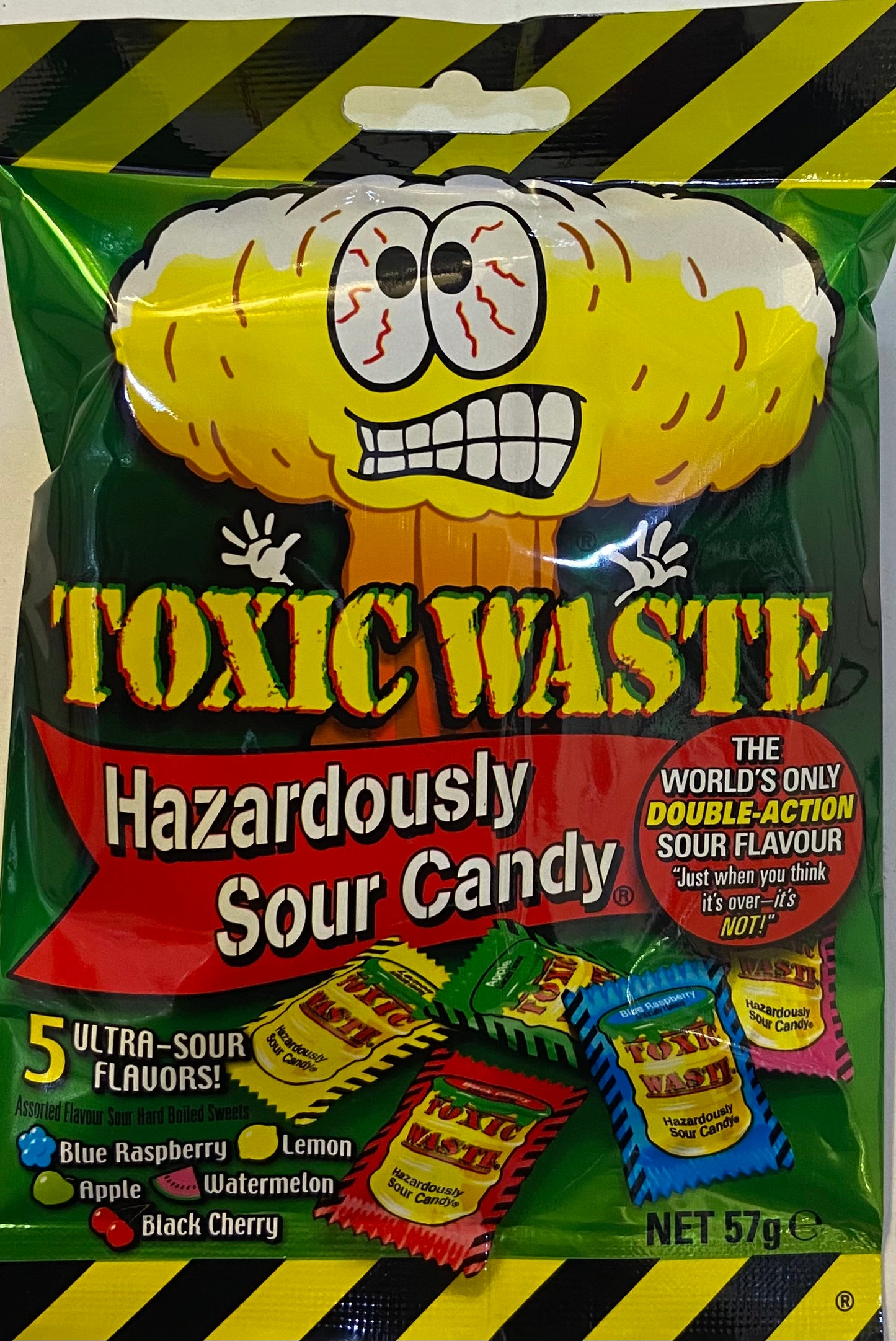 BONBONS ACIDES DANGEREUSEMENT TOXIQUES 5 saveurs ultra-acides