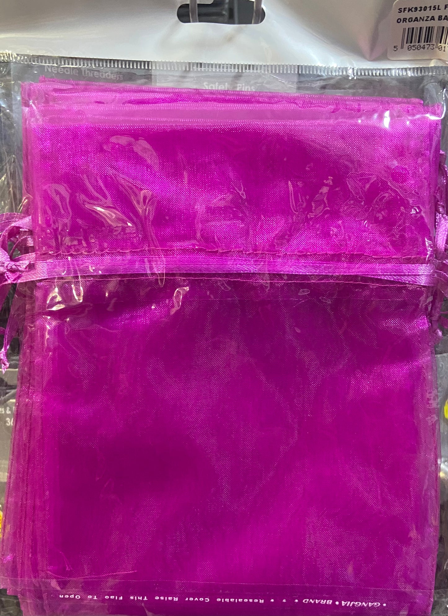 SAC EN ORGANZA FUCHSIA