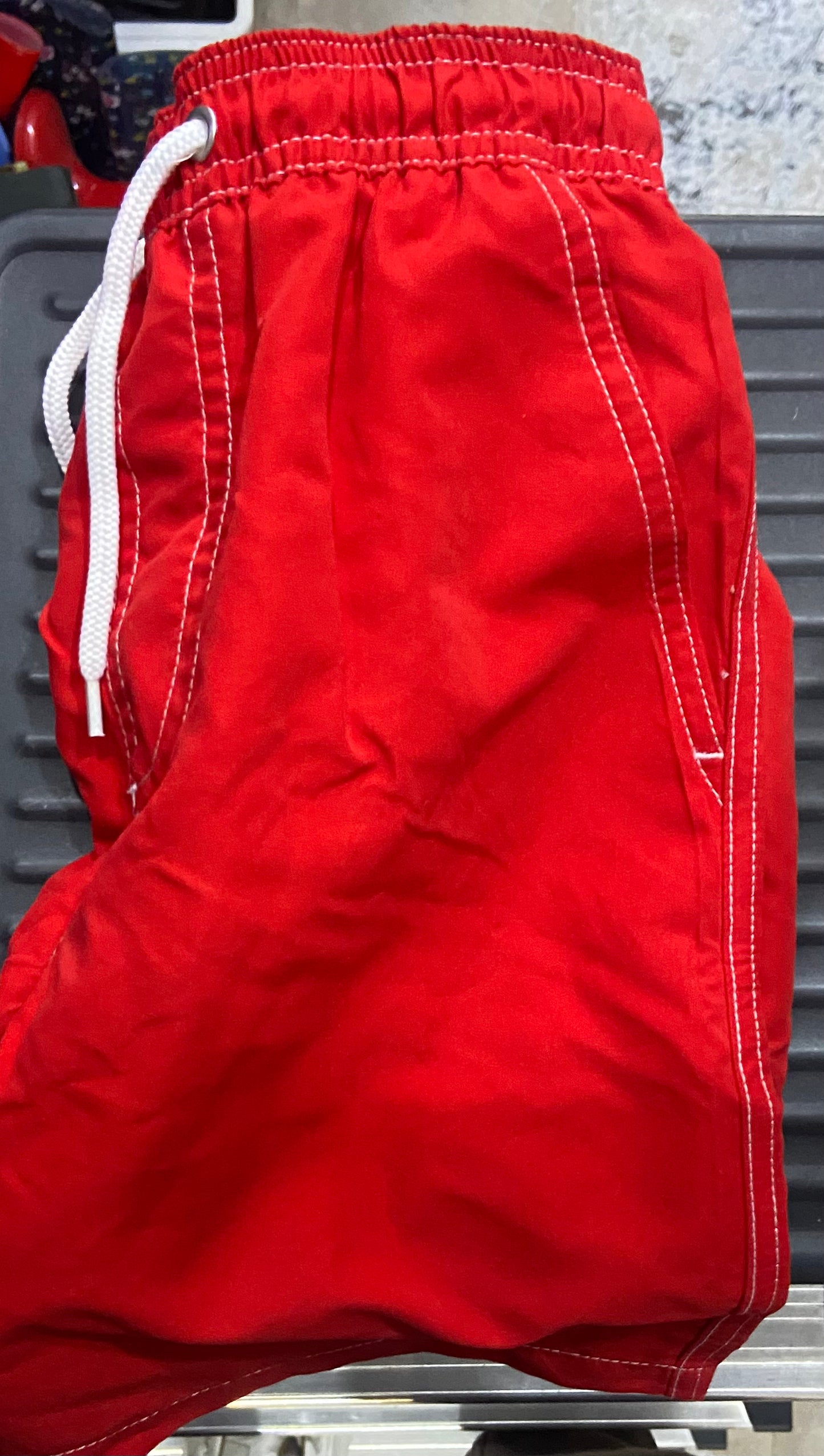Short de bain pour enfant taille contrastée 8-9 ans Maillot de bain amusant pour enfants