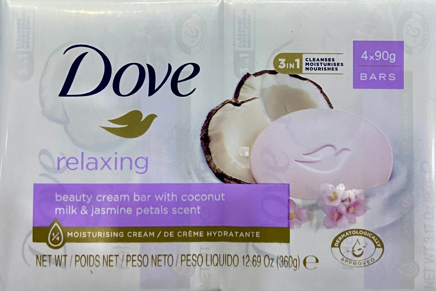DOVE RELAXING 4x90g