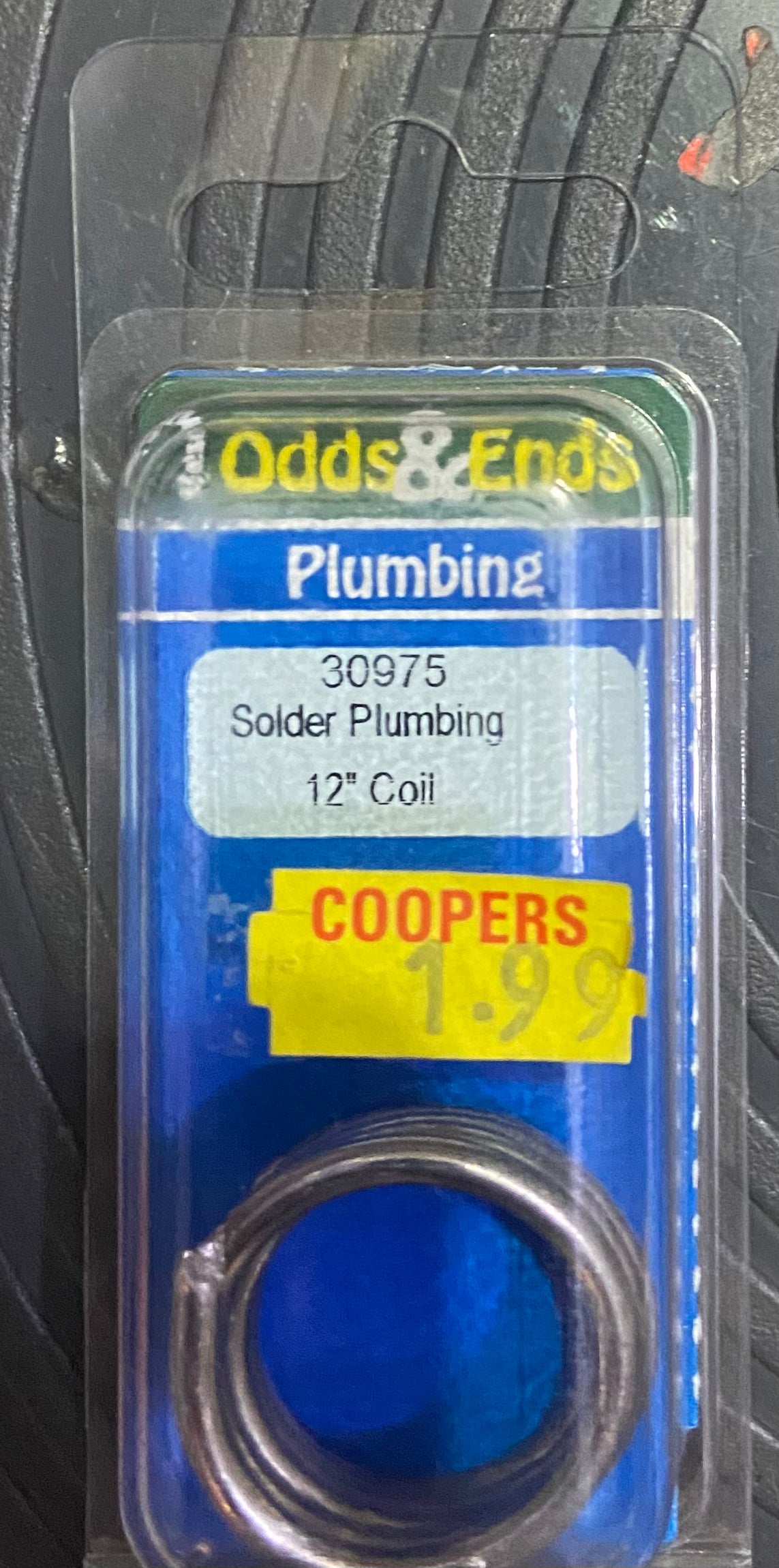 SOLDER PLUMBING 12” COIL