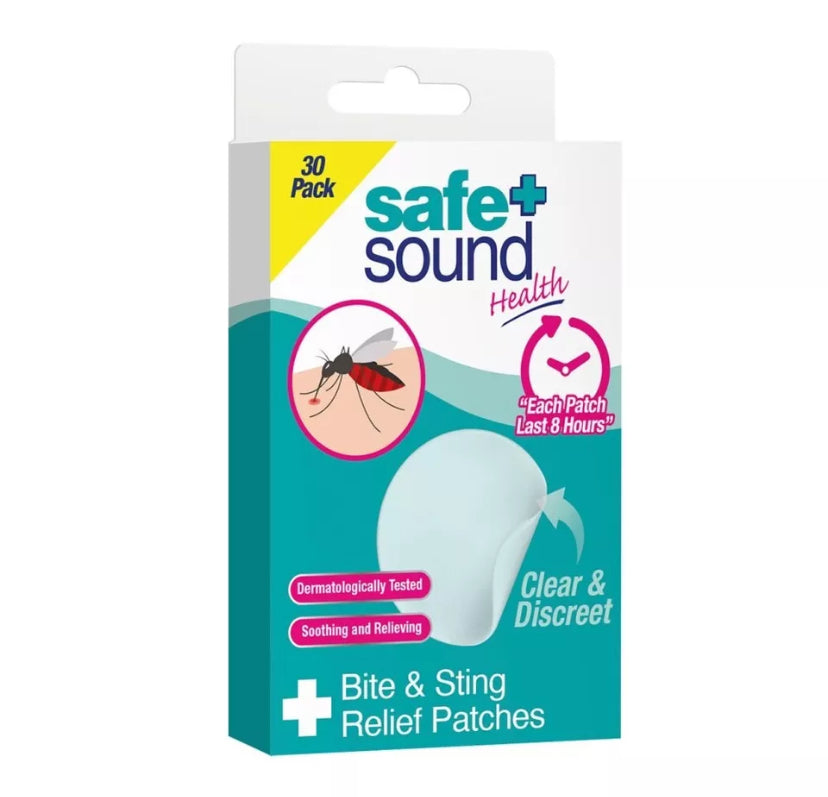 Safe & Sound Bite & Sting Relief Patches 30 Pack