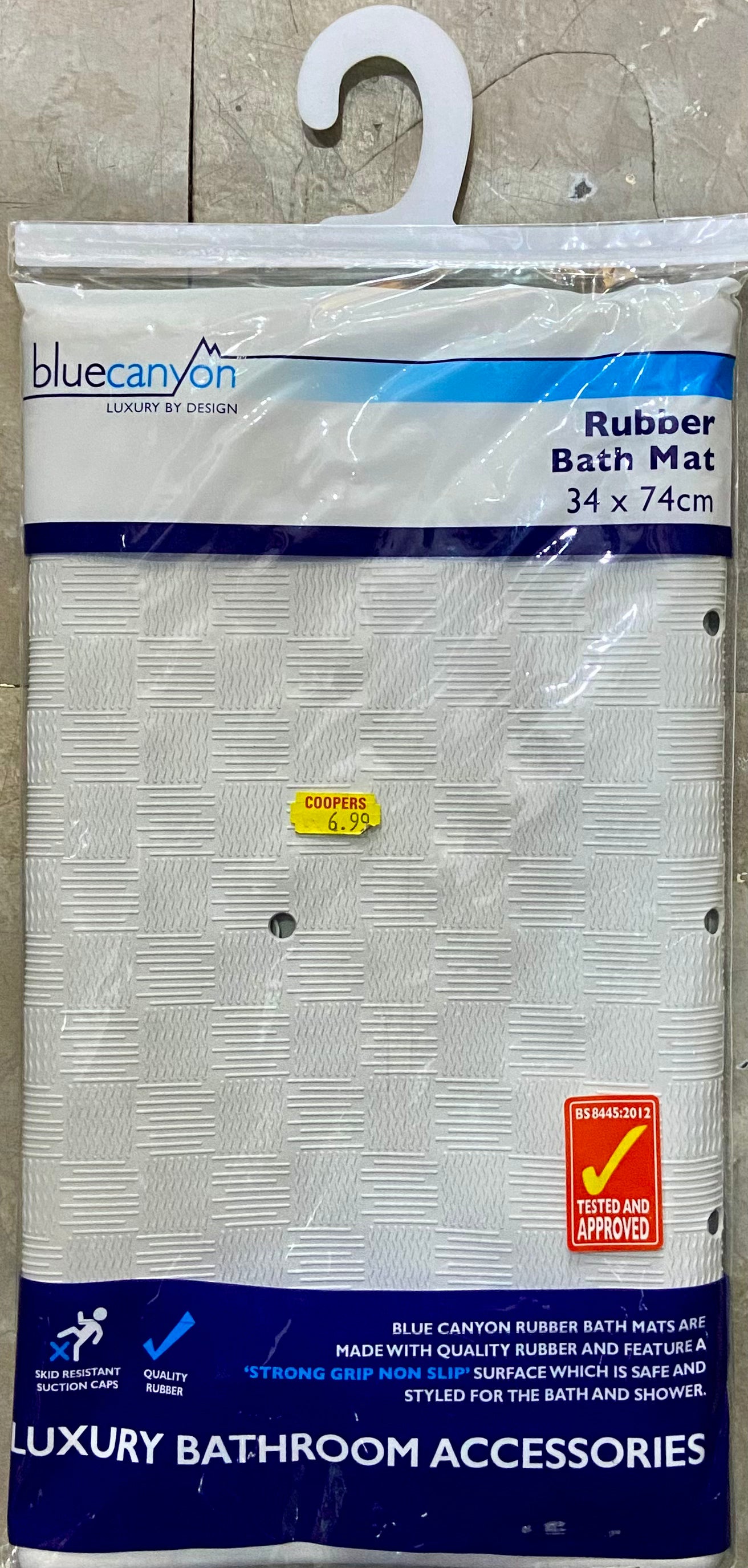 BLUECANYON RUBBER BATH MAT
