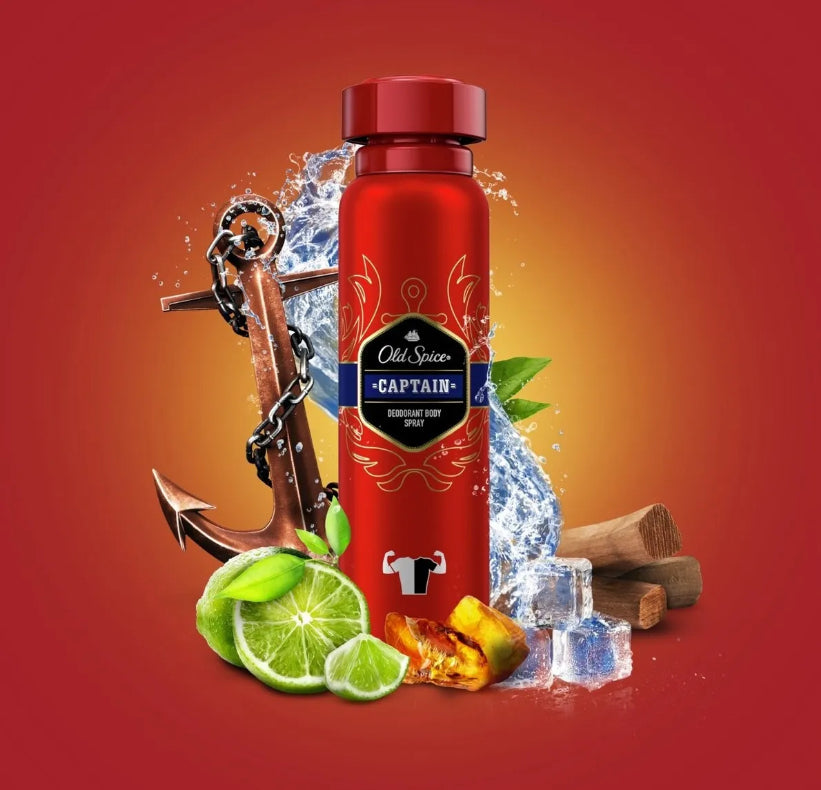 OLD SPICE DÉODORANT SPRAY CAPTAIN 150ML