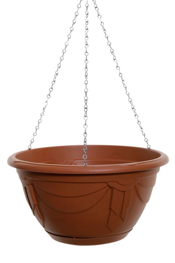 Panier suspendu vénitien 32 cm - Terracotta