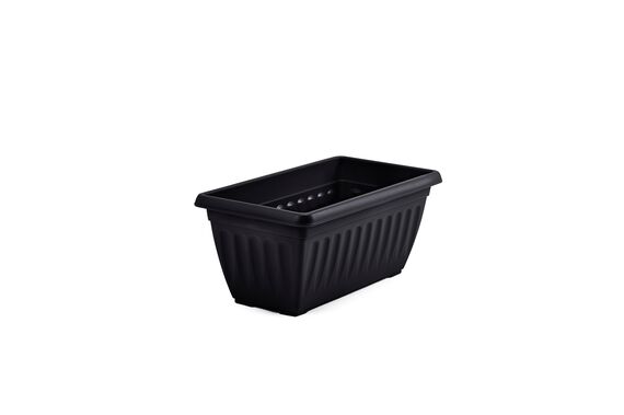 40cm Athens Window Box - Black