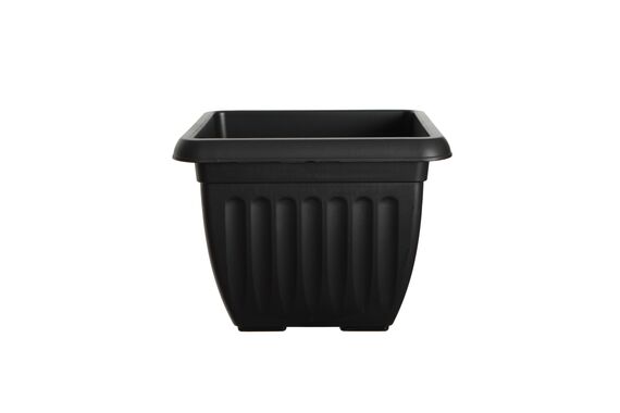 30cm Square Athens Planter - Black