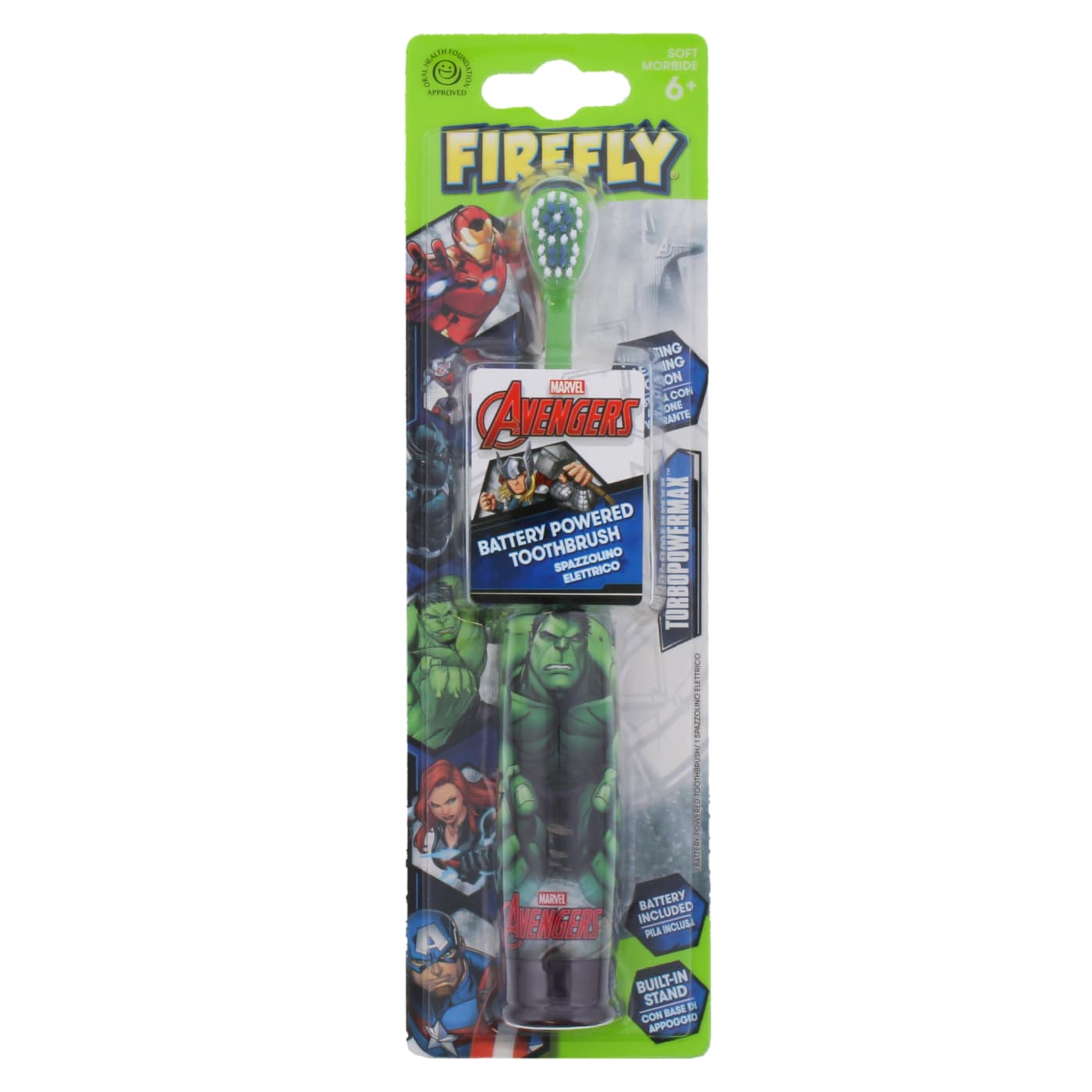 BROSSE À DENTS ÉLECTRIQUE AVENGERS TURBO MAX ASSORTIE
