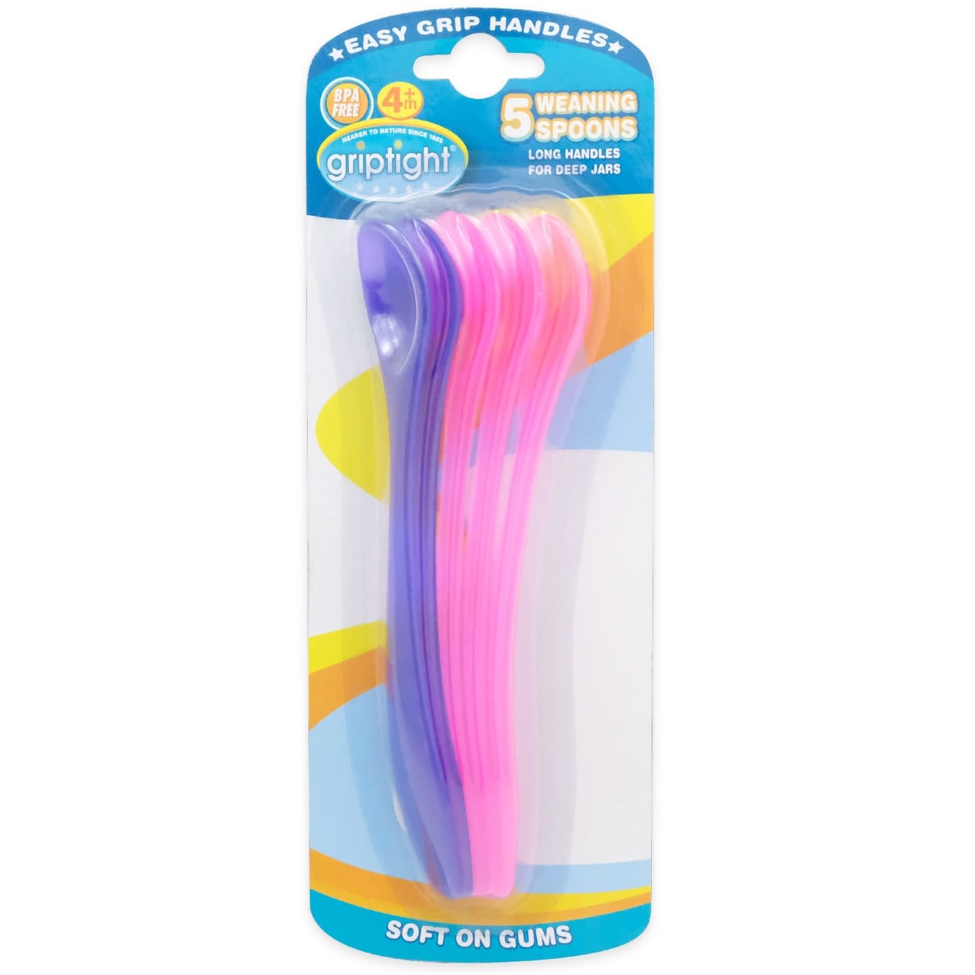 GRIPTIGHT CUILLÈRES DE SEVRAGE EN LOT DE 5