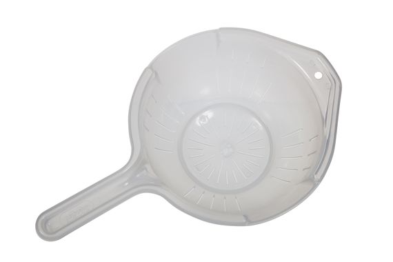 Whitefurze Natural Plastic Colander With Handle
