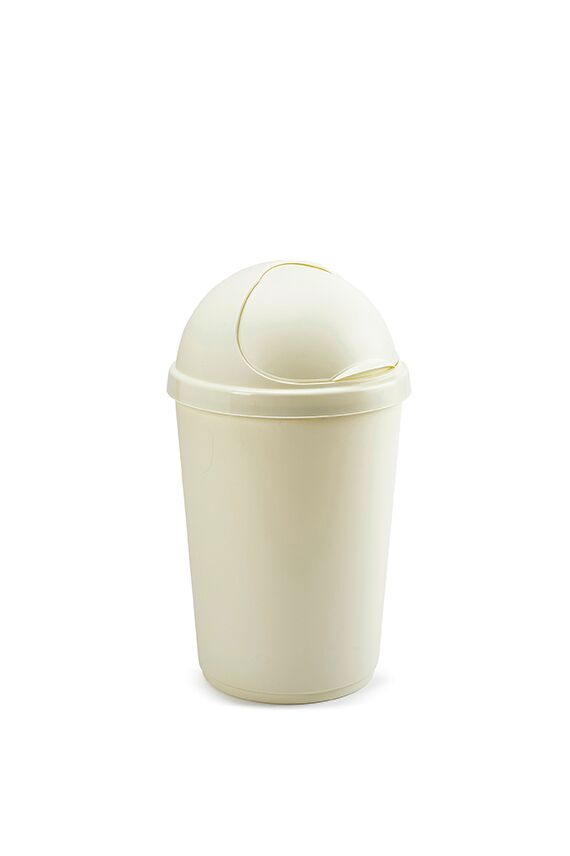 50L Bullet Bin - Cream