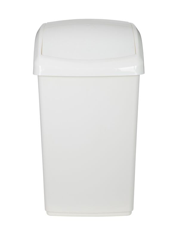 30L Swing Top Bin - Cream