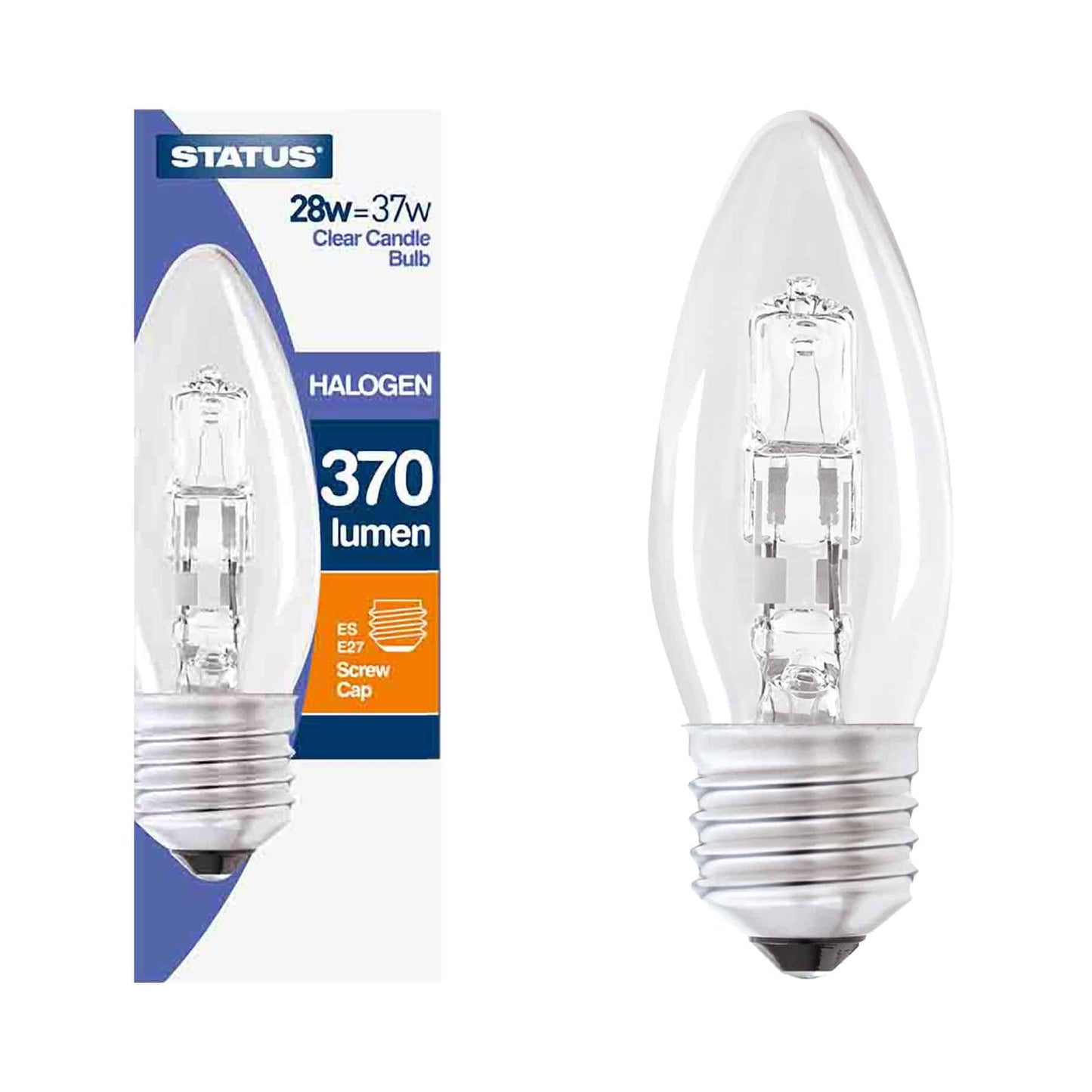 28 watts ES culot E27 transparent équivalent à 37 watts gradable