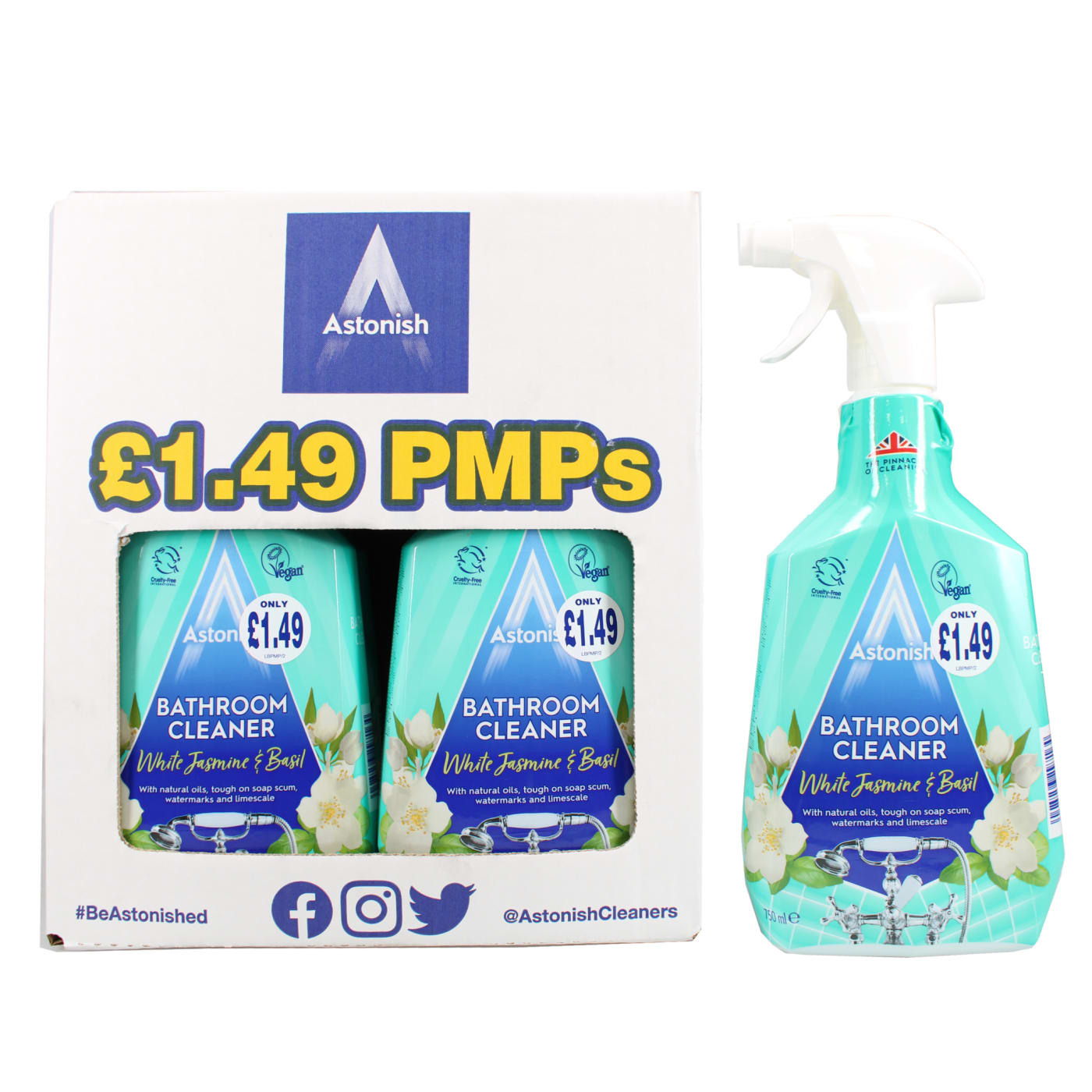 ASTONISH SALLE DE BAIN 750ML 1,49 £