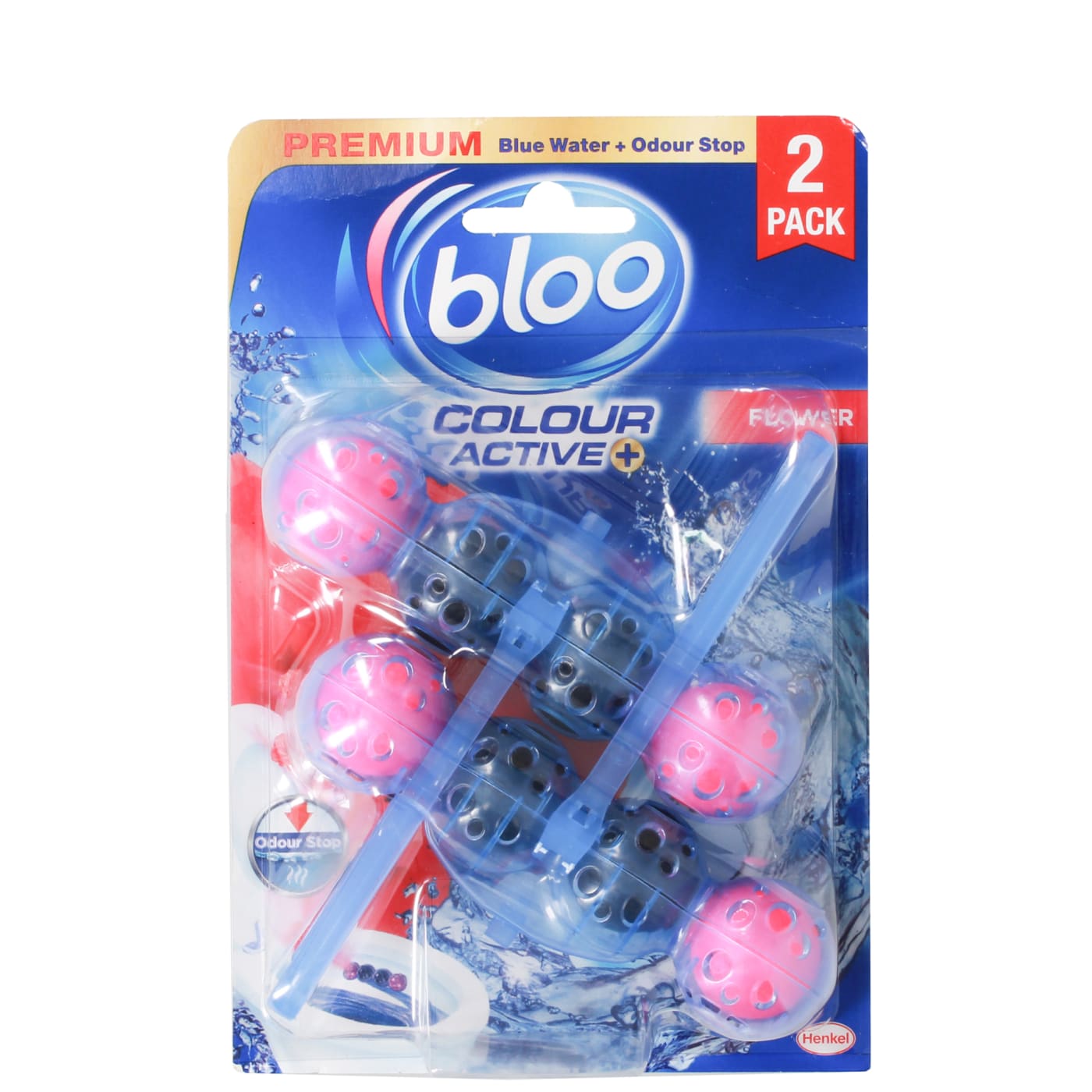 BLOO 2X50G BLOC WC FLEURS COULEUR DUO