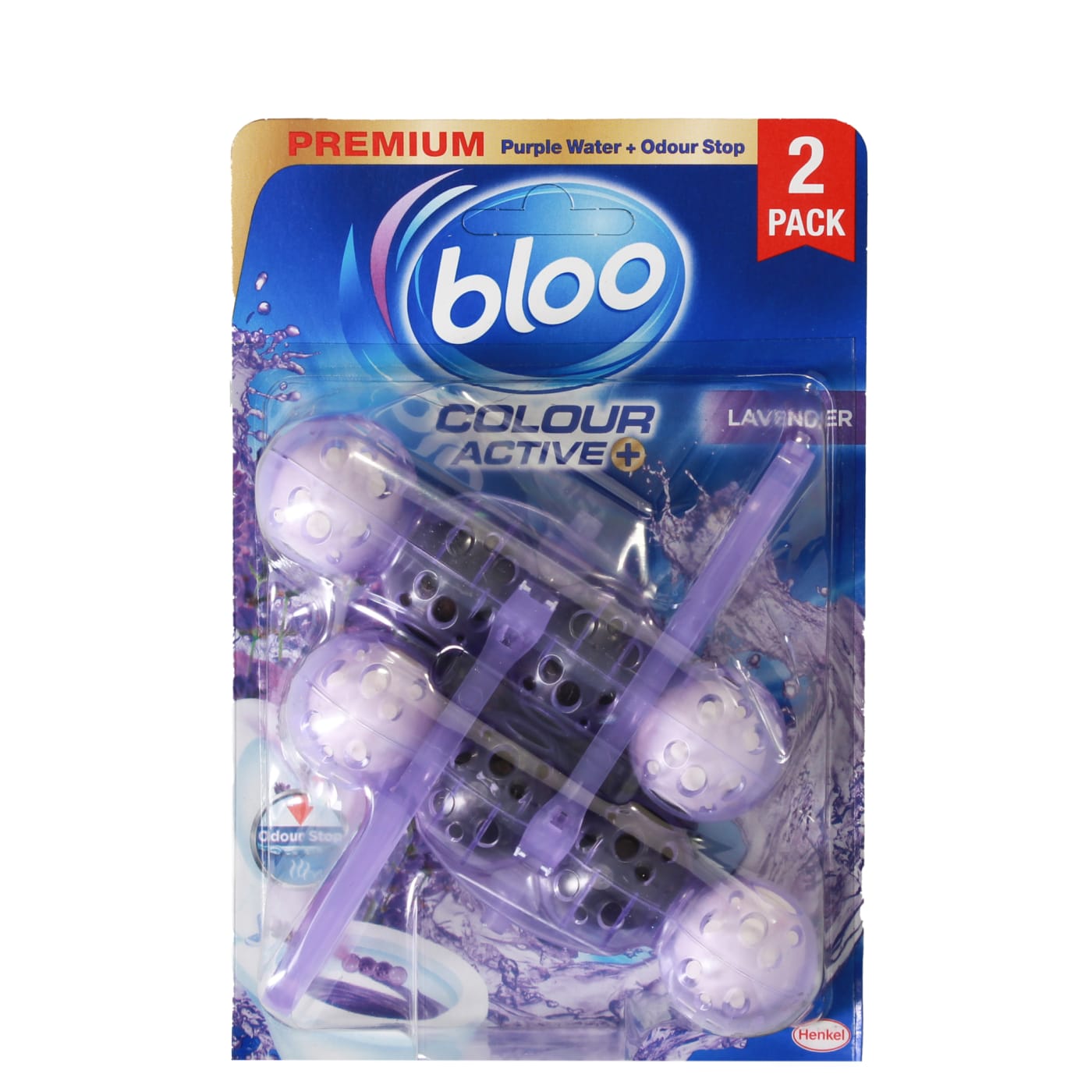 BLOO 2X50G BLOC WC COULEUR LAVANDE DUO