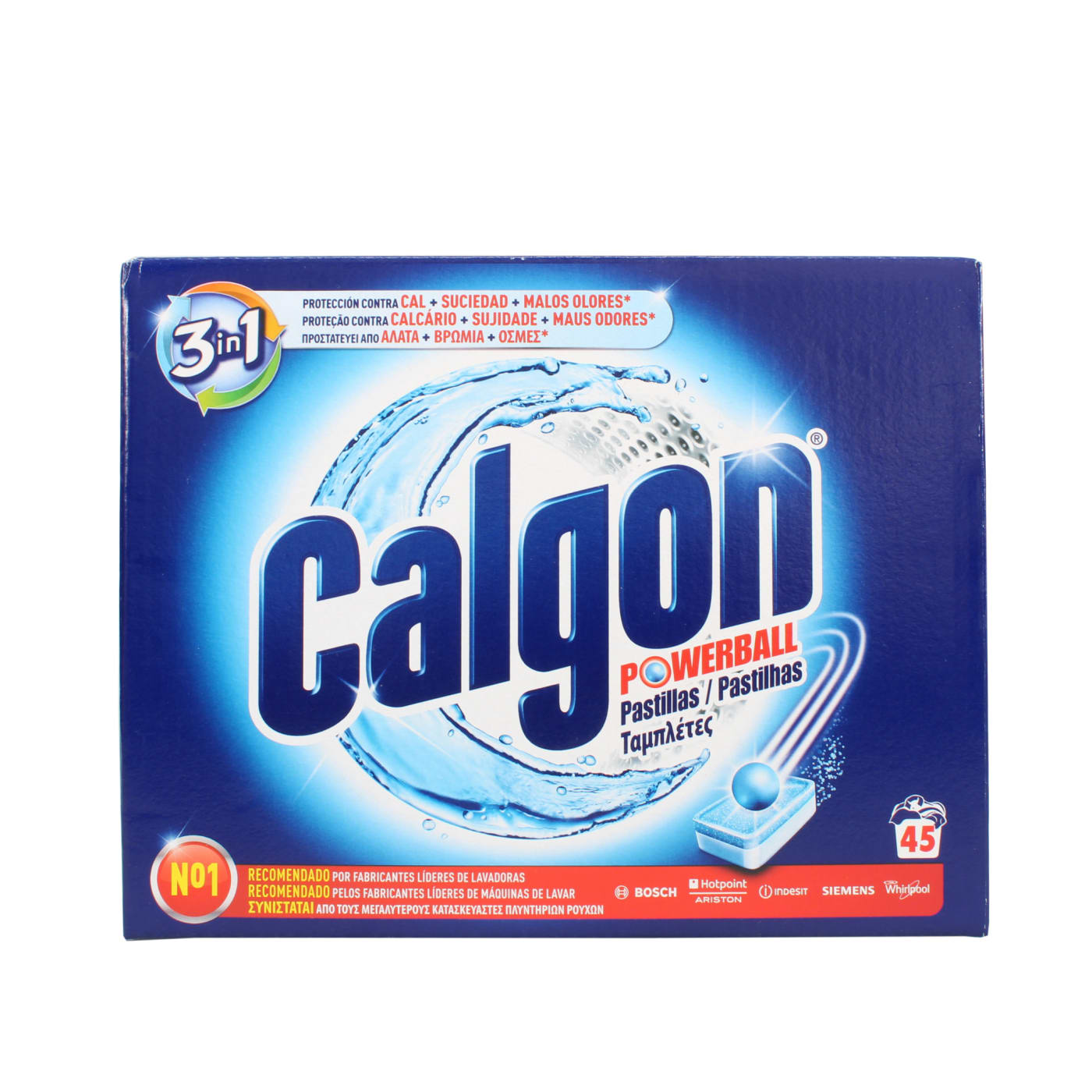 CALGON LINGETTES 3 EN 1 LAVE-VAISSELLE 45 (EN LAB)