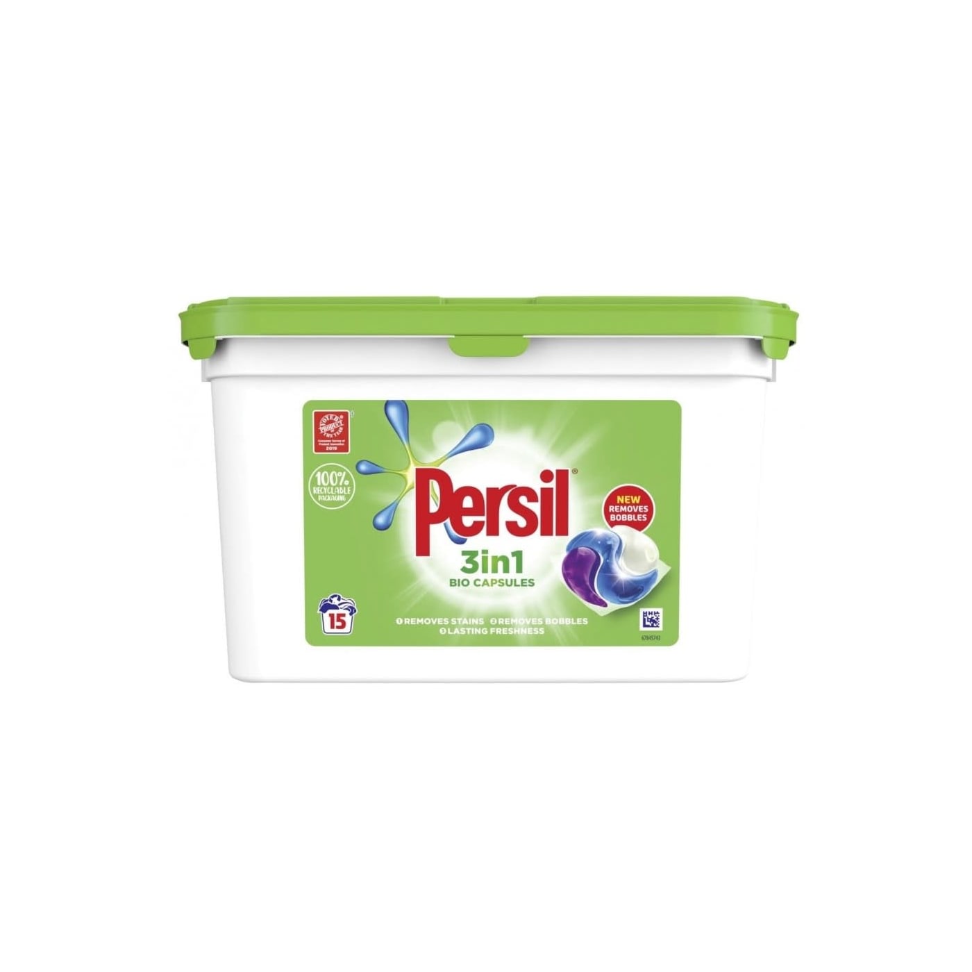 PERSIL 3IN1 CAPSULES BIOLOGIQUE 15 U.