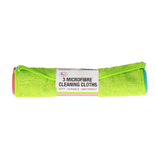 Chiffons de nettoyage en microfibre Tidyz, paquet de 3