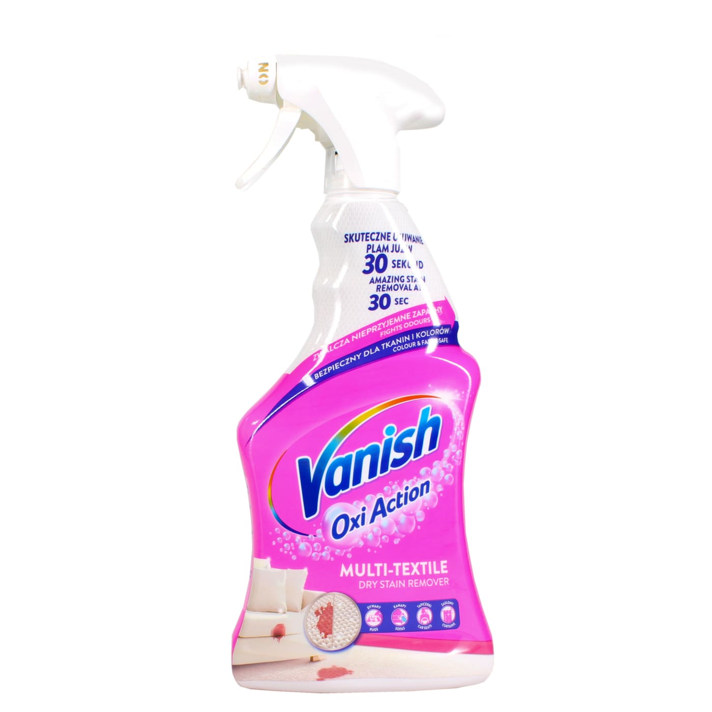 VAPORISATEUR TAPIS VANISH OXI 500ML ÉTIQUETTE