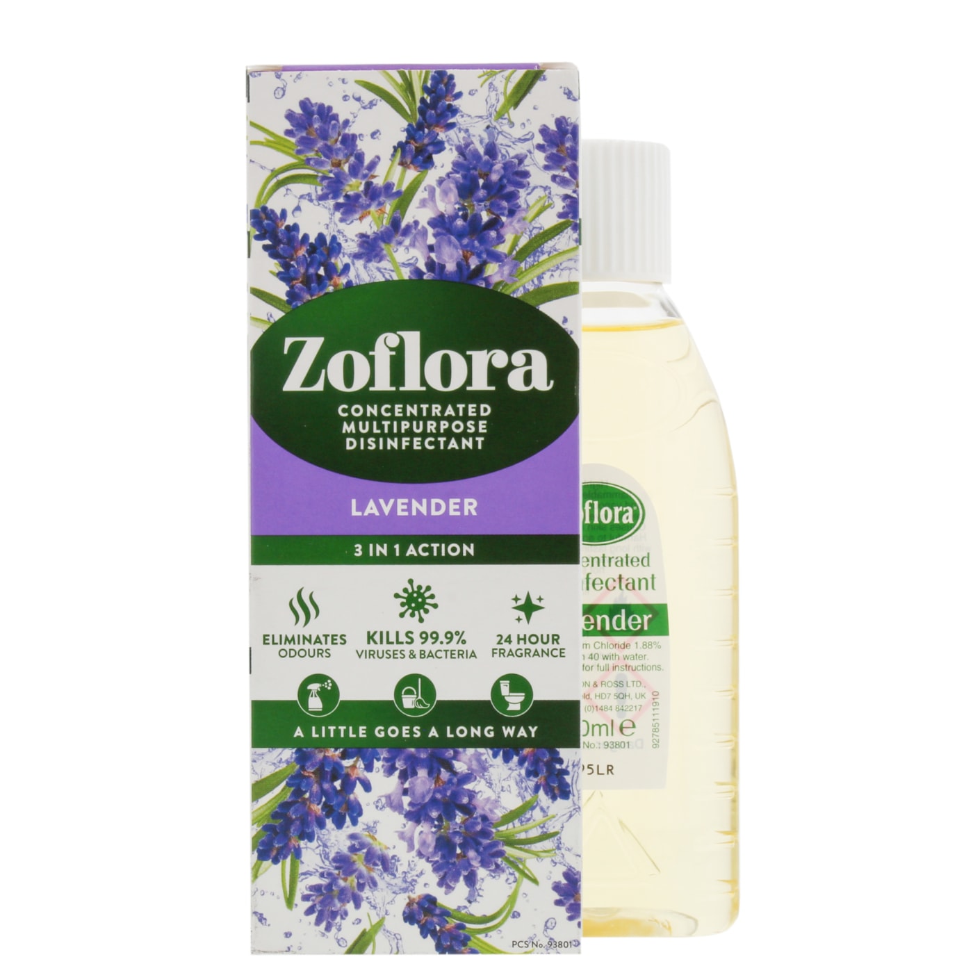 ZOFLORA 120ML CONCENTRÉ DÉSINFECTANT LAVANDE