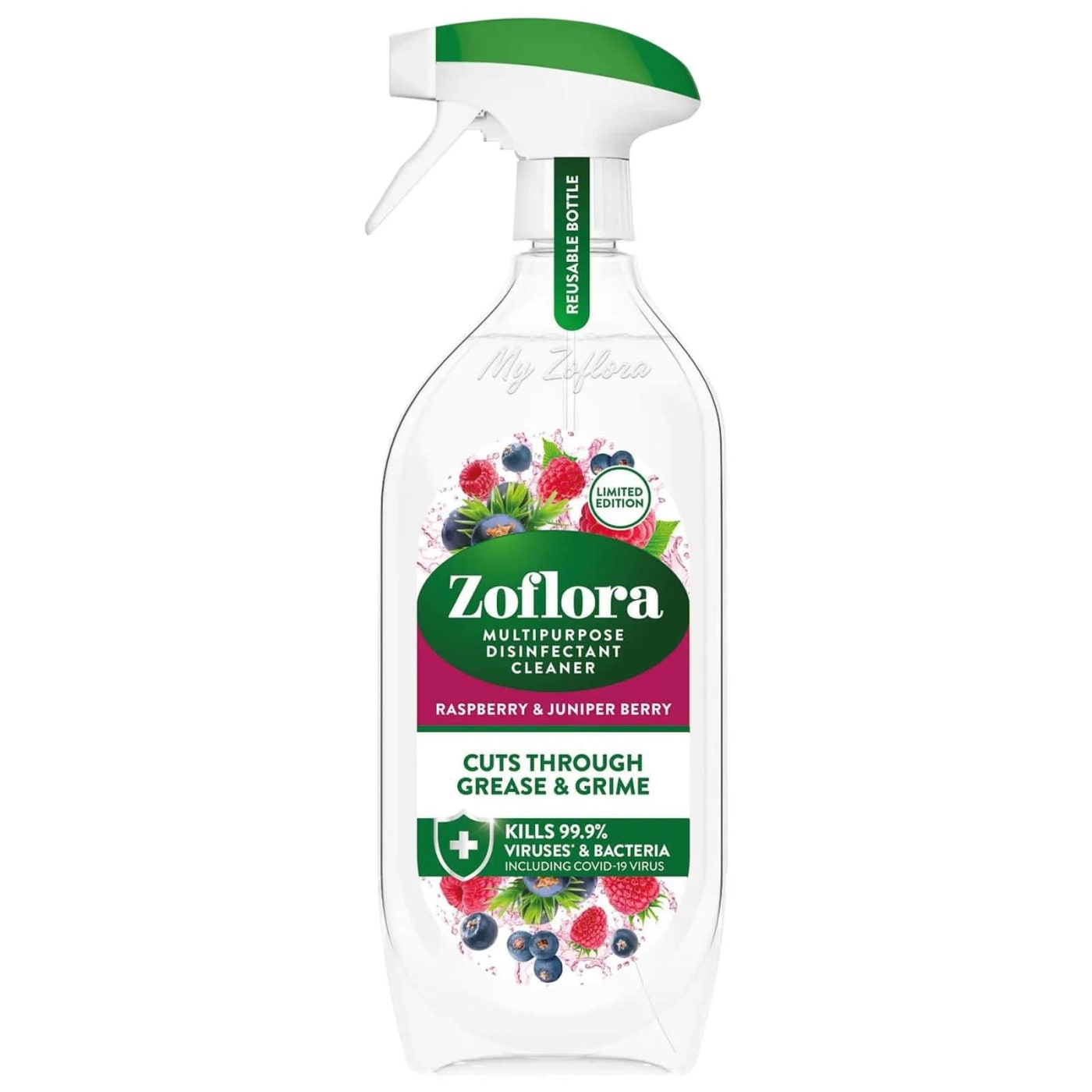 VAPORISATEUR NETTOYANT ZOFLORA 800ML FRAMBOISE