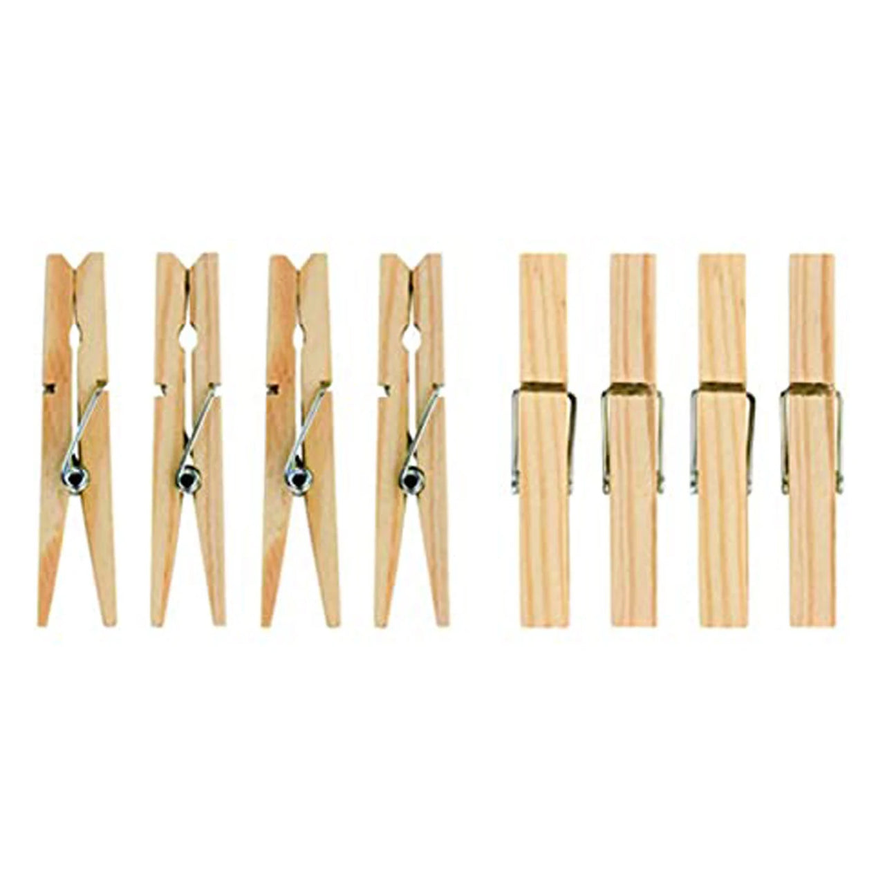 Pinces à linge en bois lumineuses et accueillantes x36