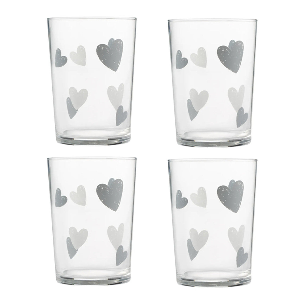 ESSENTIALS HEARTS TUMBLERS 52cl