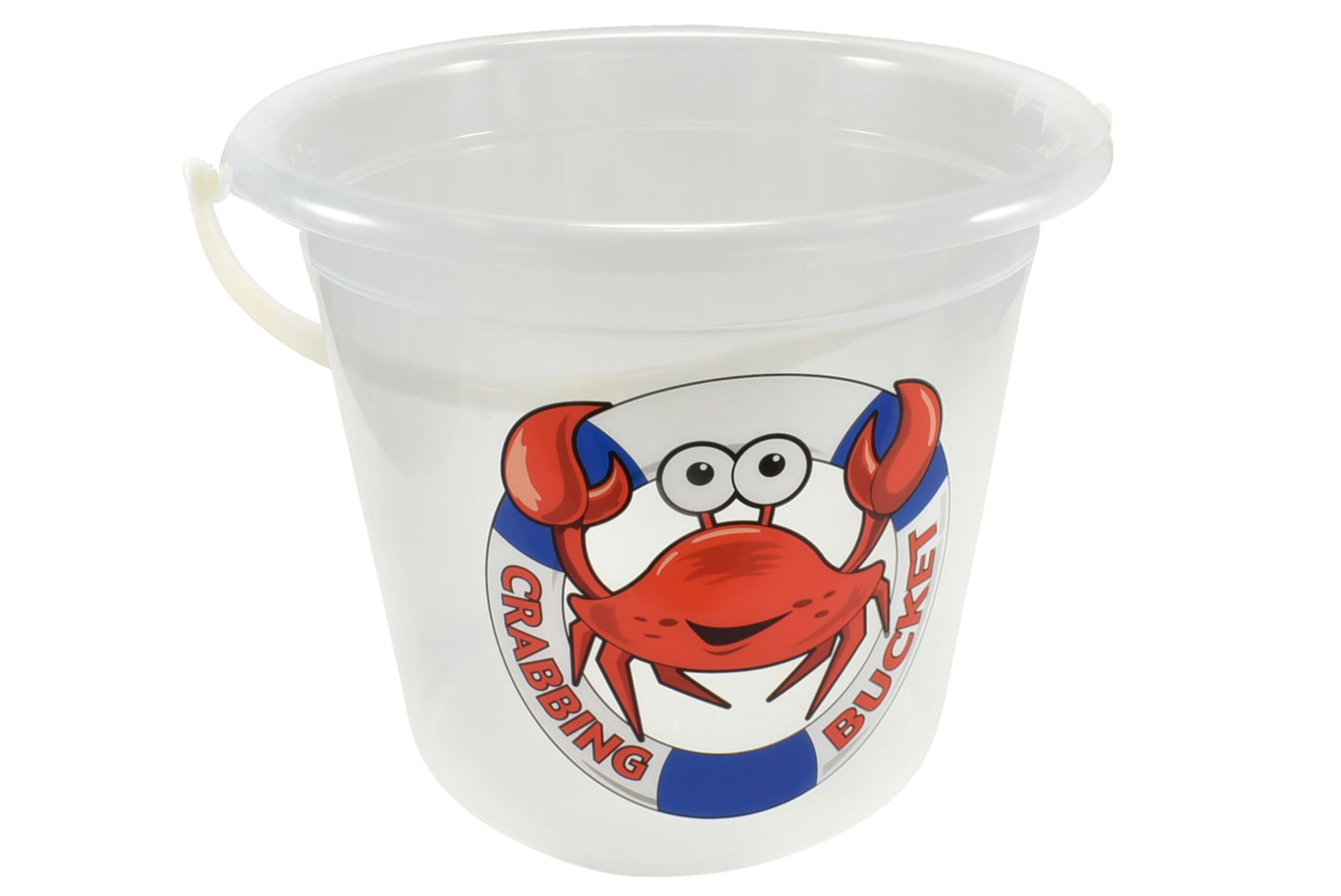 Colorful 9" / 23cm Large Crab Bucket Perfect for Beach Fun