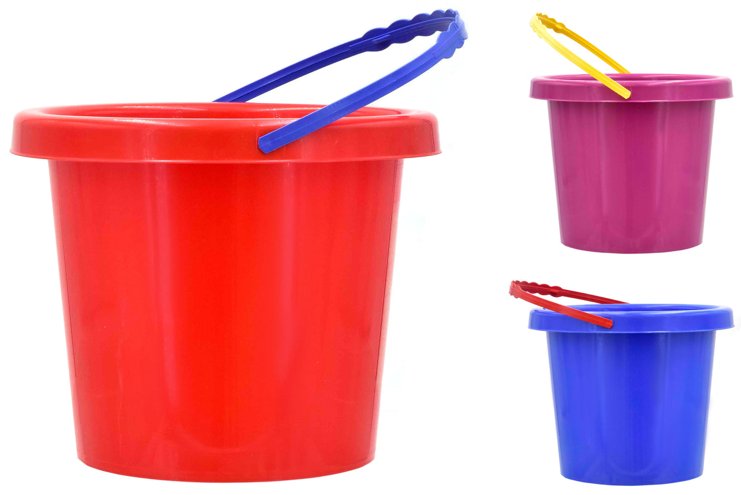 Seau Grand Format 8" / 20 cm Couleurs Unies - Solution de Rangement Polyvalente