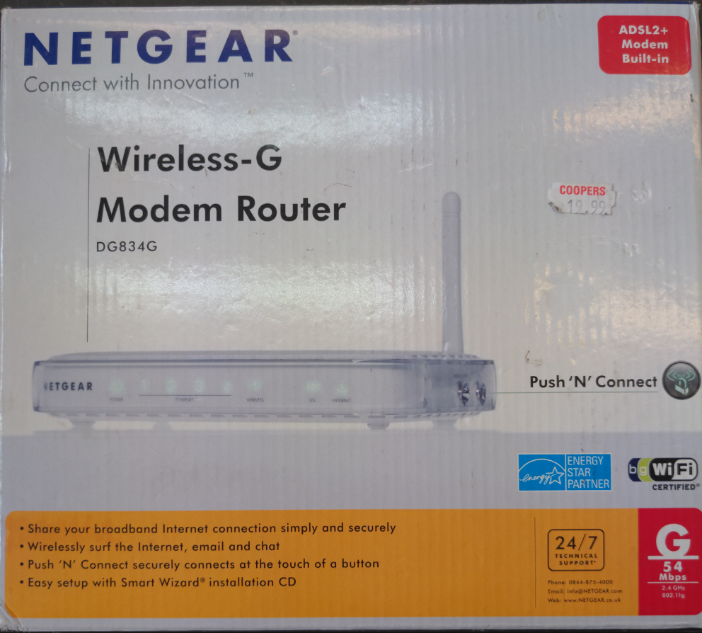 Routeur modem sans fil Netgear -G