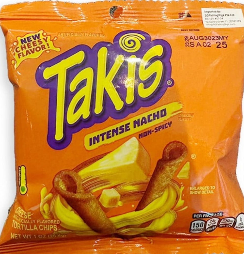 Takis Intense Nacho Cheese Chips 28.4g