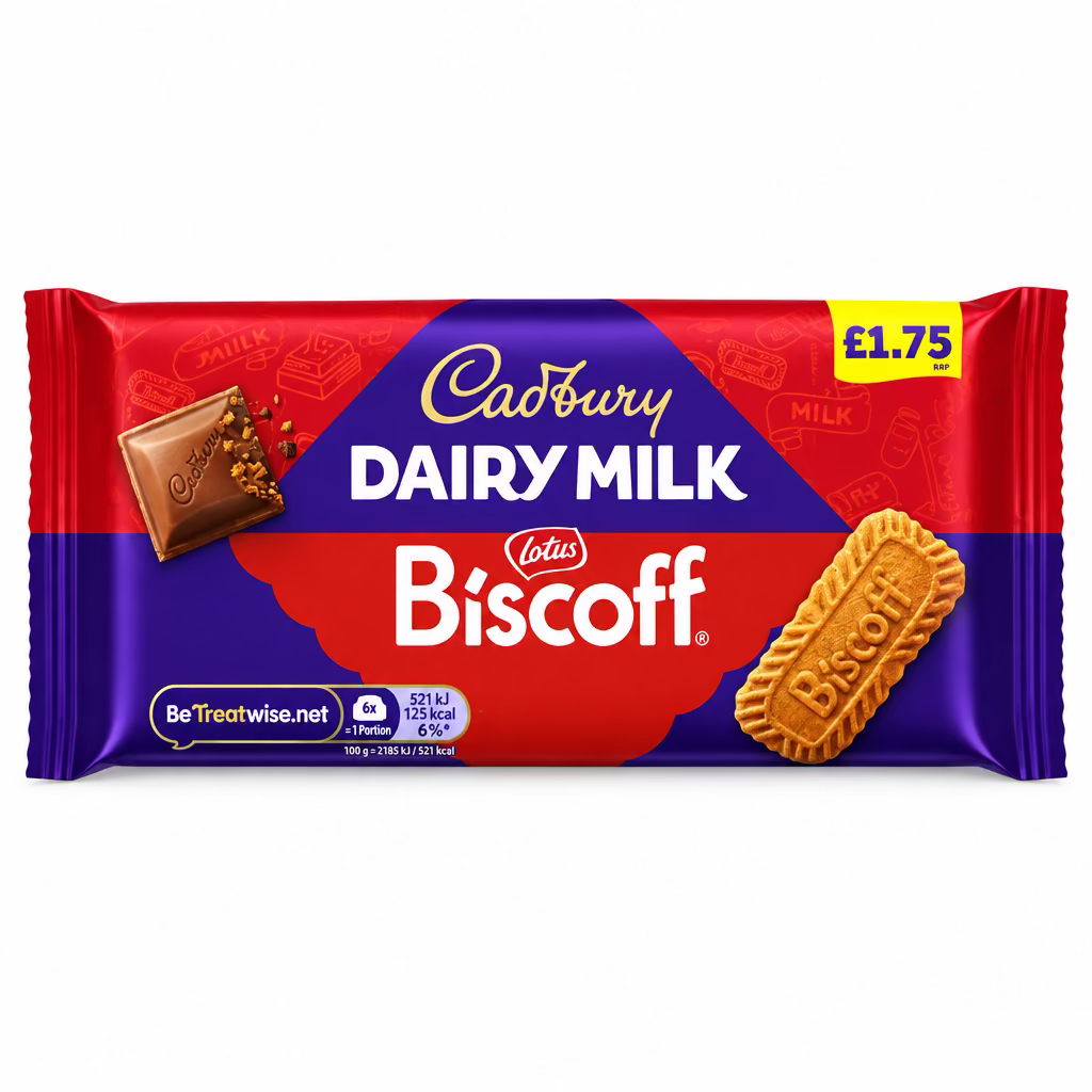 CADBURY DAIRY MILK BISCOF 95g