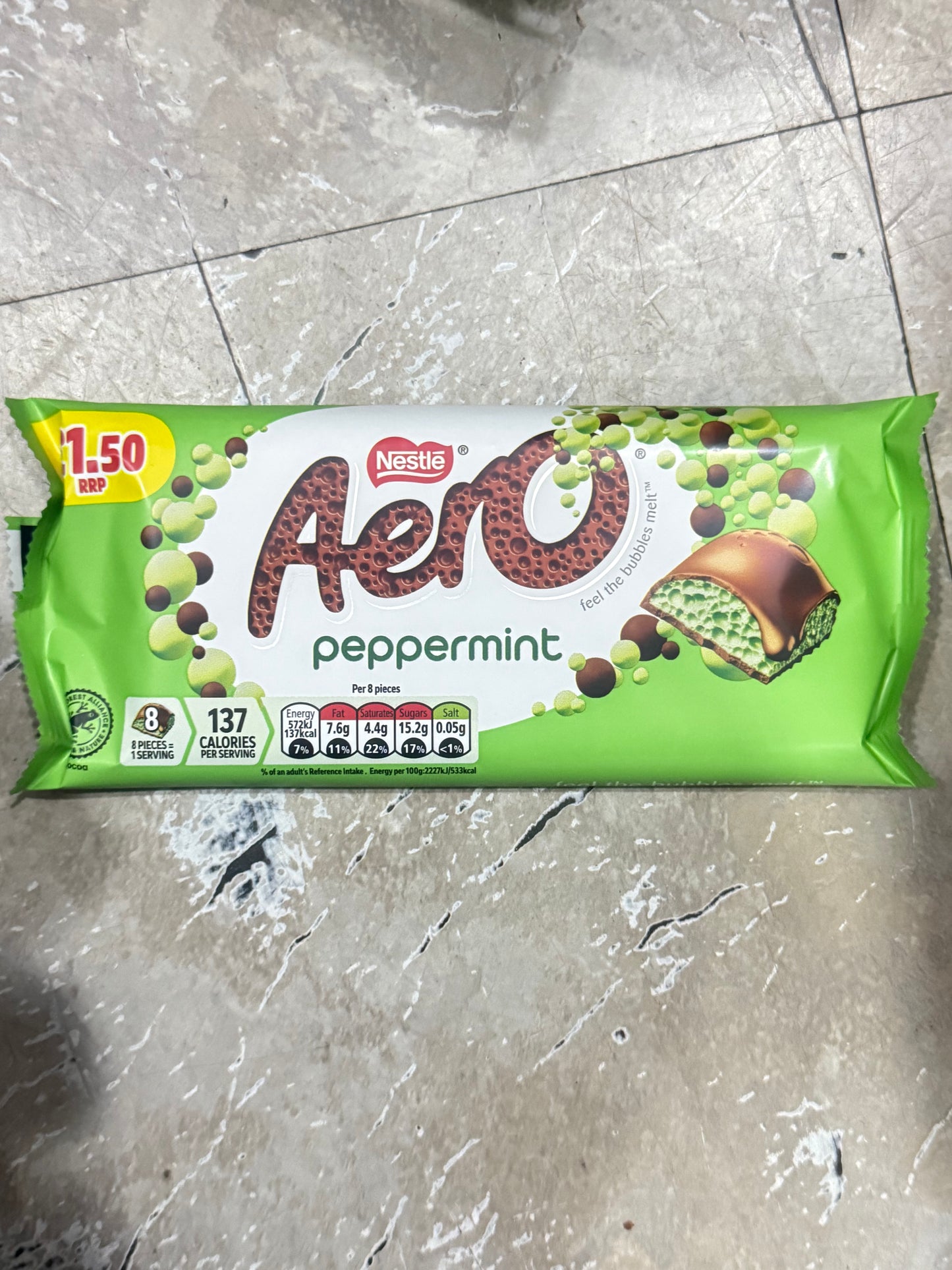 NESTLE AERO PEPPERMINT 90g SHARING BLOCKS
