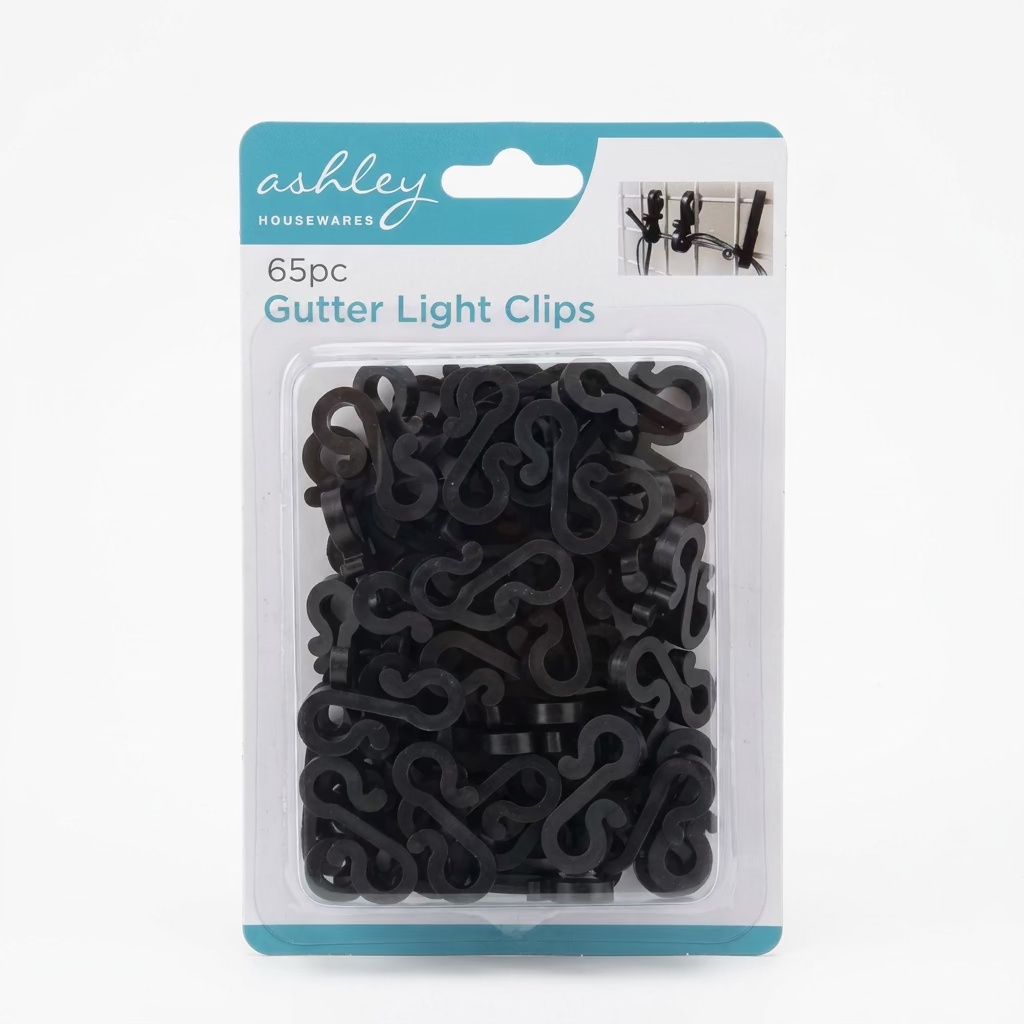 ASHLEY 65pc GUTTER LIGHT CLIPS
