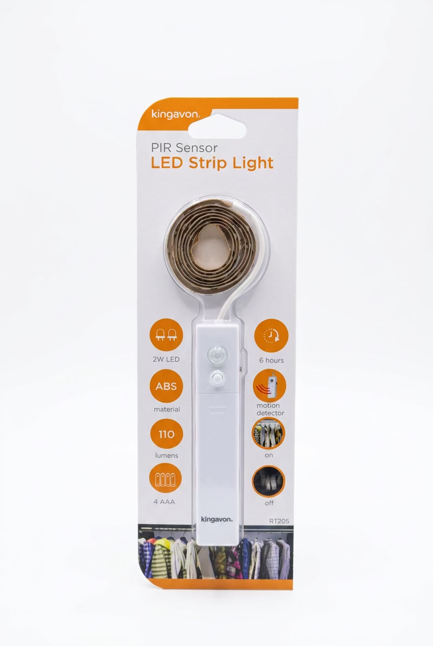 KINGAVON PIR SENSOR LED STRIP LIGHT