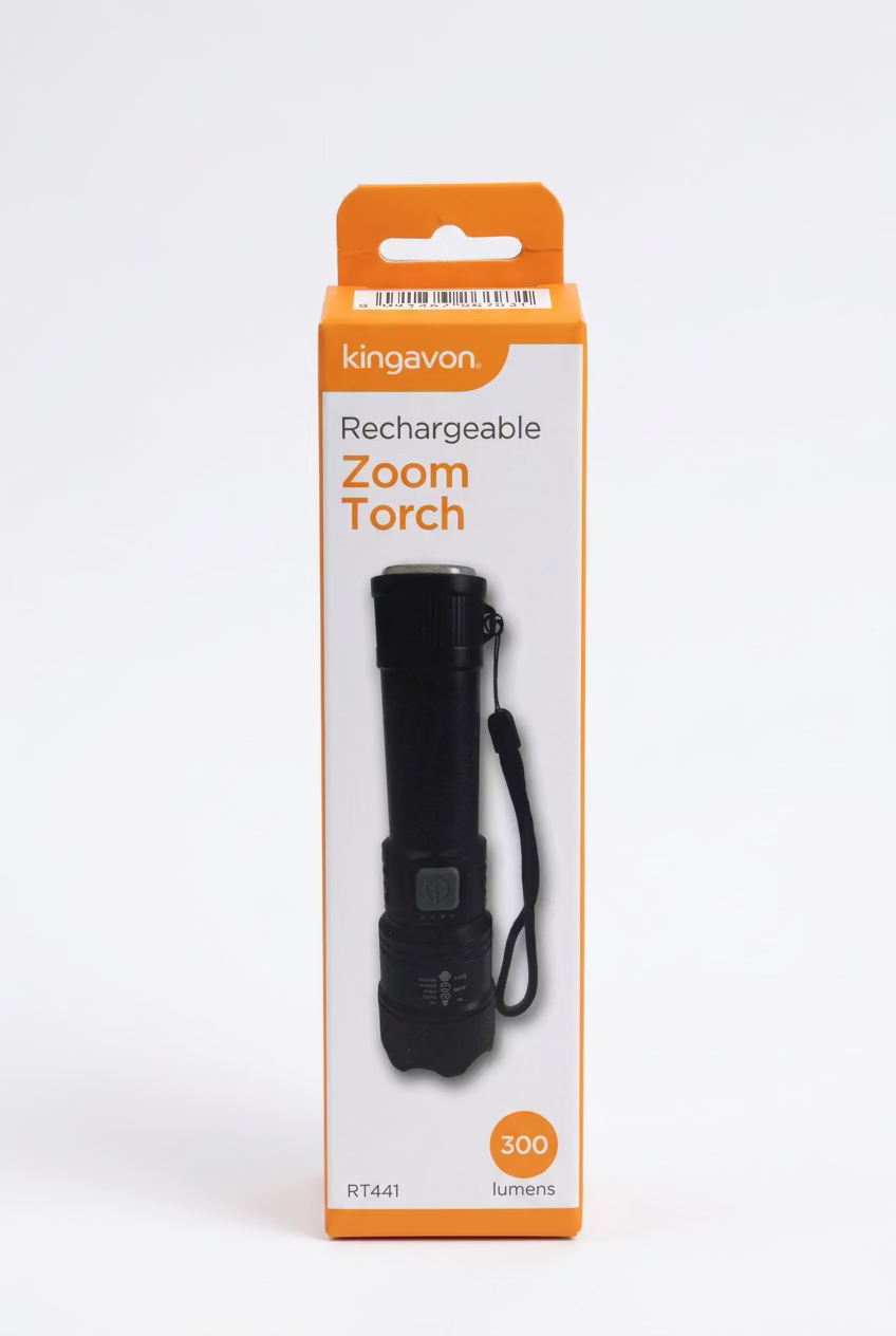 KINGAVON RECHARGEABLE ZOOM TORCH