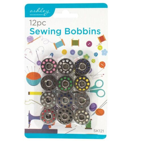 ASHELY 12pc SEWING BOBBINS