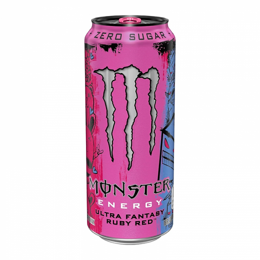 MONSTER ENERGY ULTRA FANTASY RUBY RED ZERO SUGAR 500ml