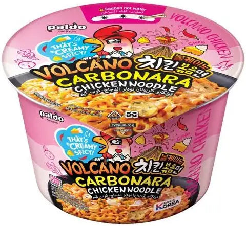 PALDO VOLCANO CARBONARA CHICKEN NOODLES BOWL