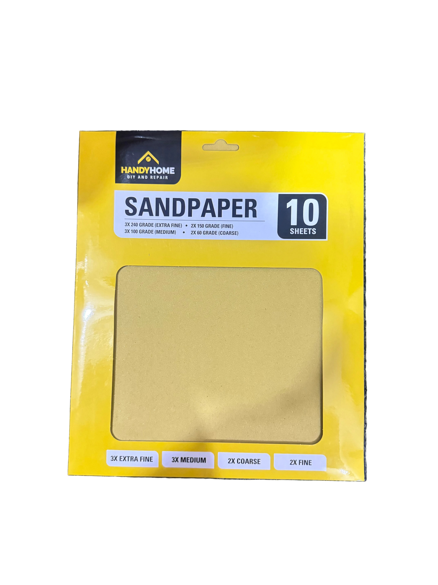 HANDYHOME SANDPAPER 10sheets Assorted