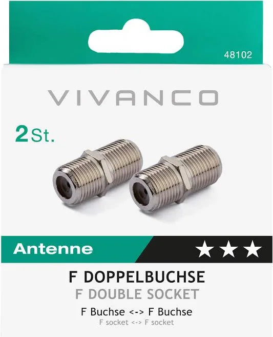 VIVANCO ANTENNE F DOUBLE PRISE