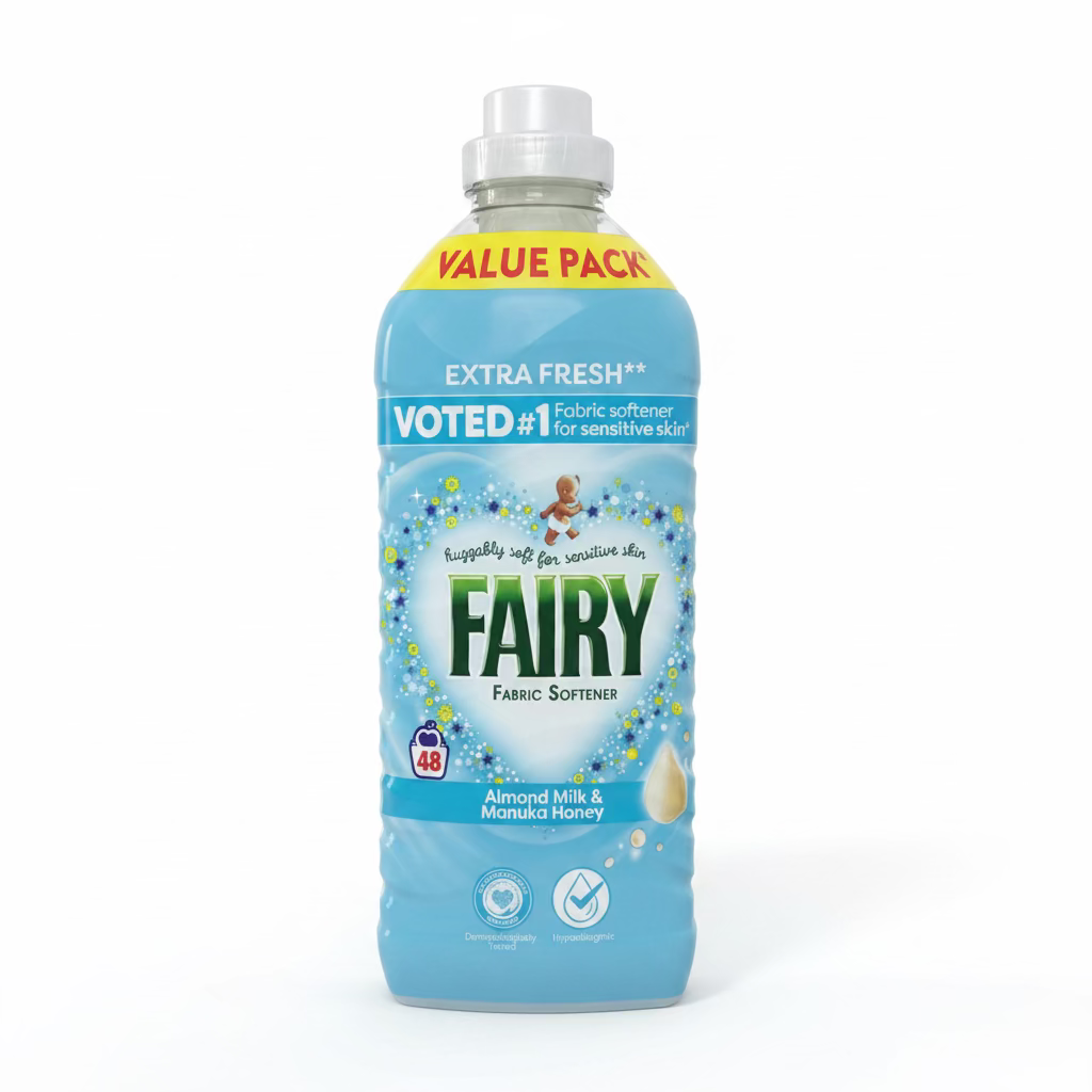 FAIRY FABRIC SOFTENER ALMOND MILK & MANUKA HONEY 1.488L 48W