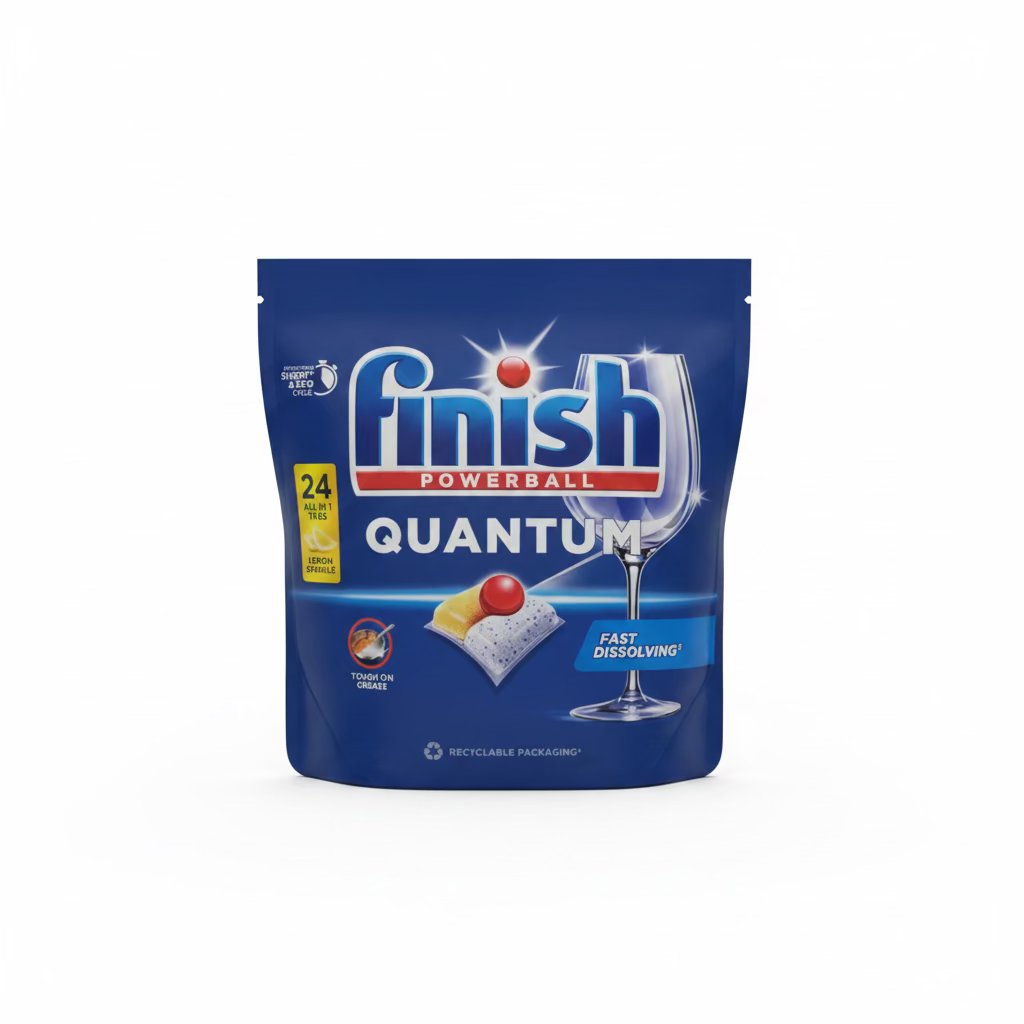 FINISH DISHWASHER TABLETS QUANTUM LEMON 24’S