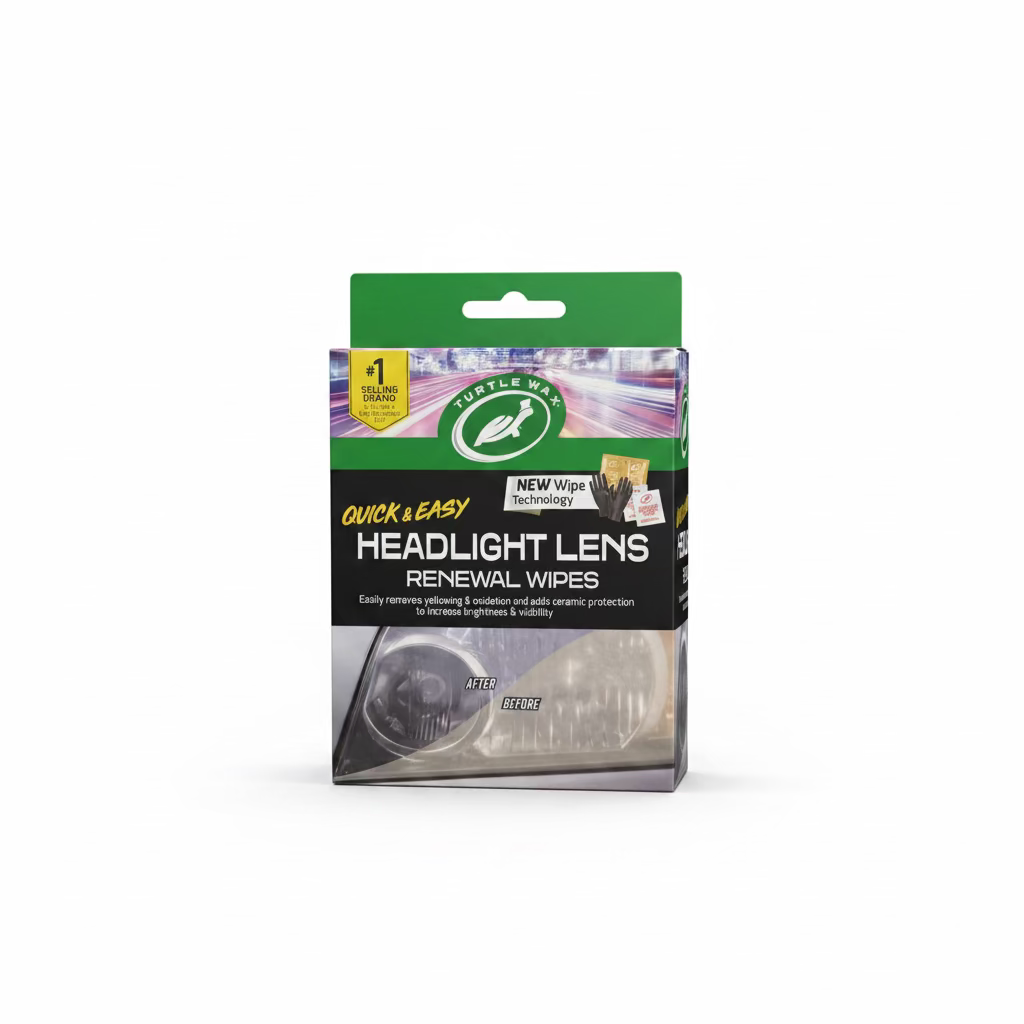 TURTLE WAX HEADLIGHT LENS RENEWAL WIPES