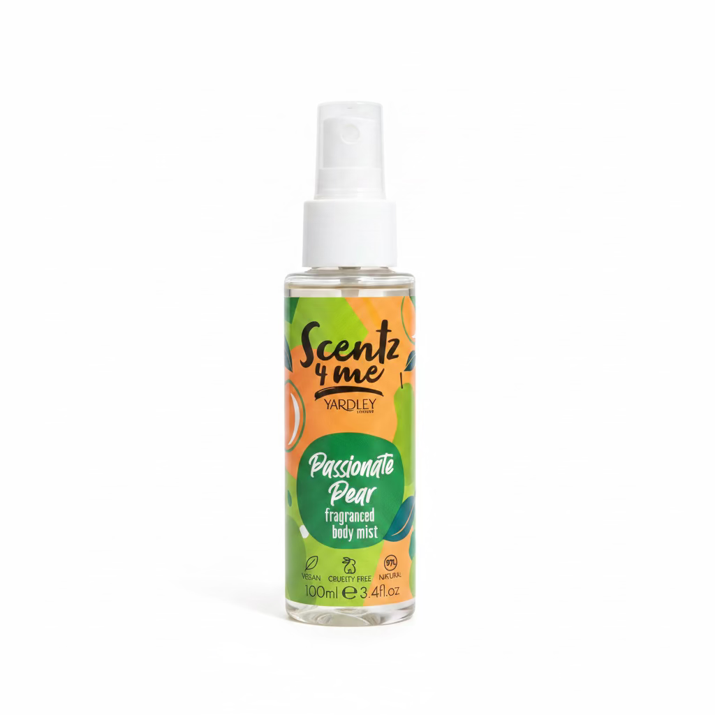 YARDLEY BODY MIST SCENTZ4ME PASSIONATE PEAR 100ml