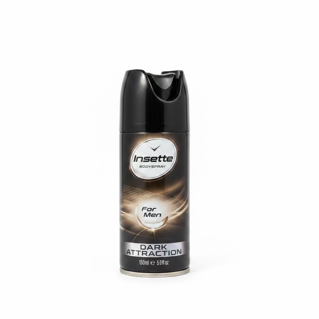 INSETTE MEN DARK ATTRACTION BODY SPRAY 150ml