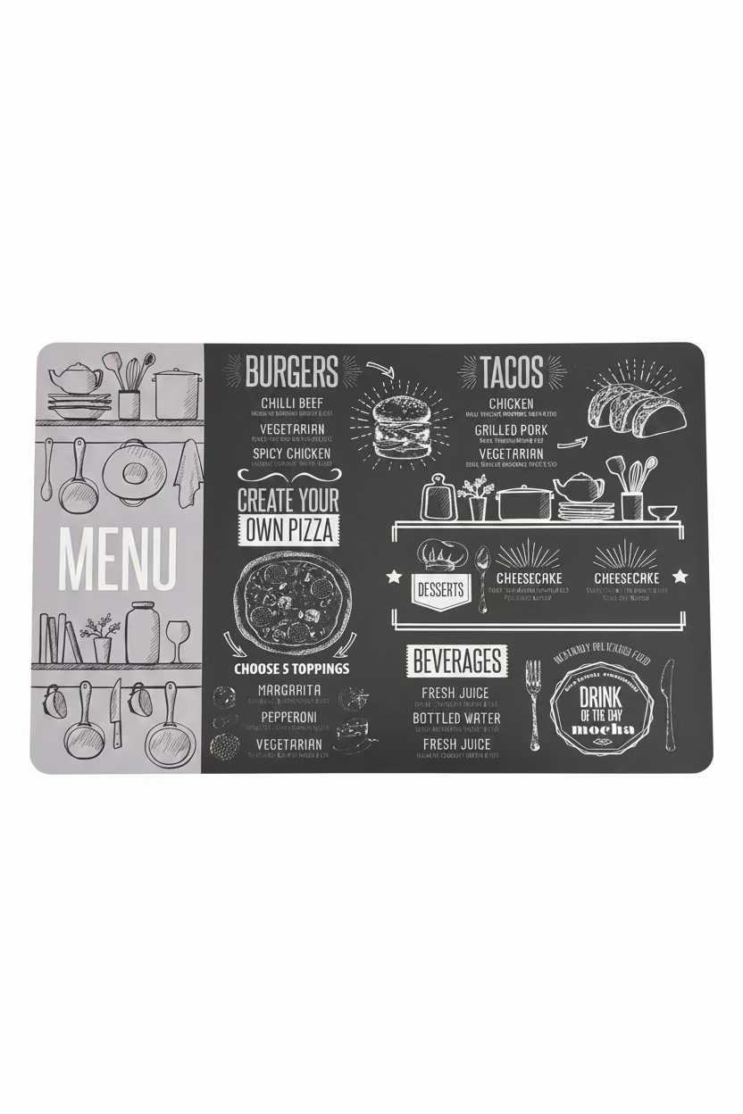 Wipeable Placemat 44cm x 29cm