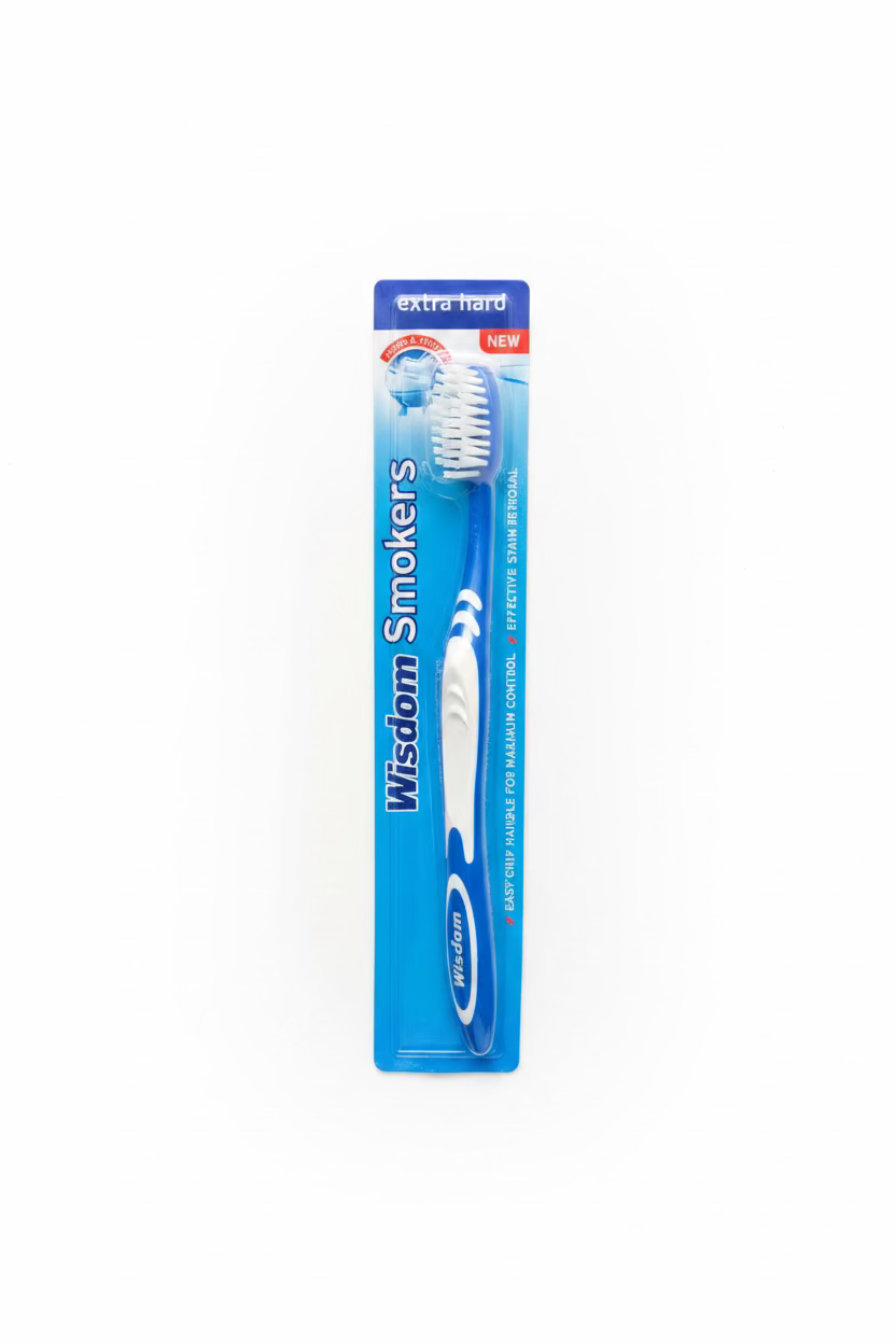 WISDOM EXTRA HARD TOOTHBRUSH SMOKERS